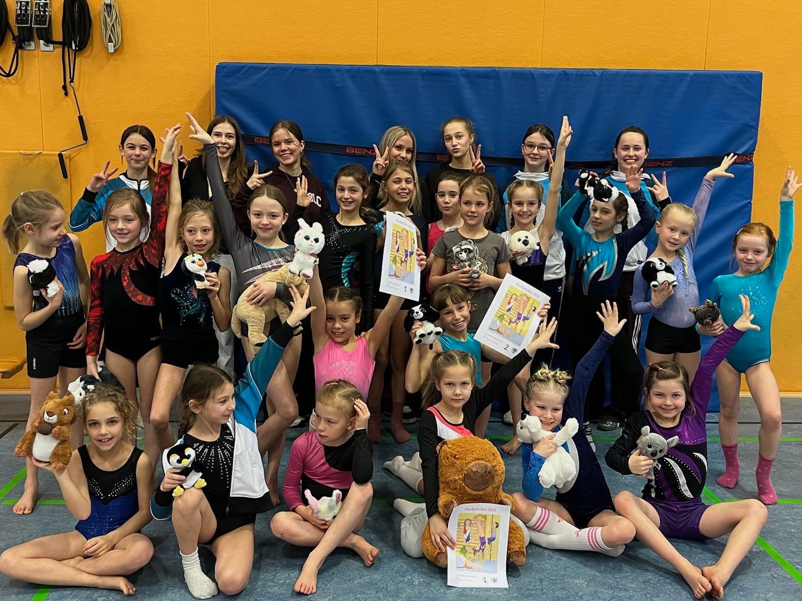 Child admiring Christmas tree decorations
